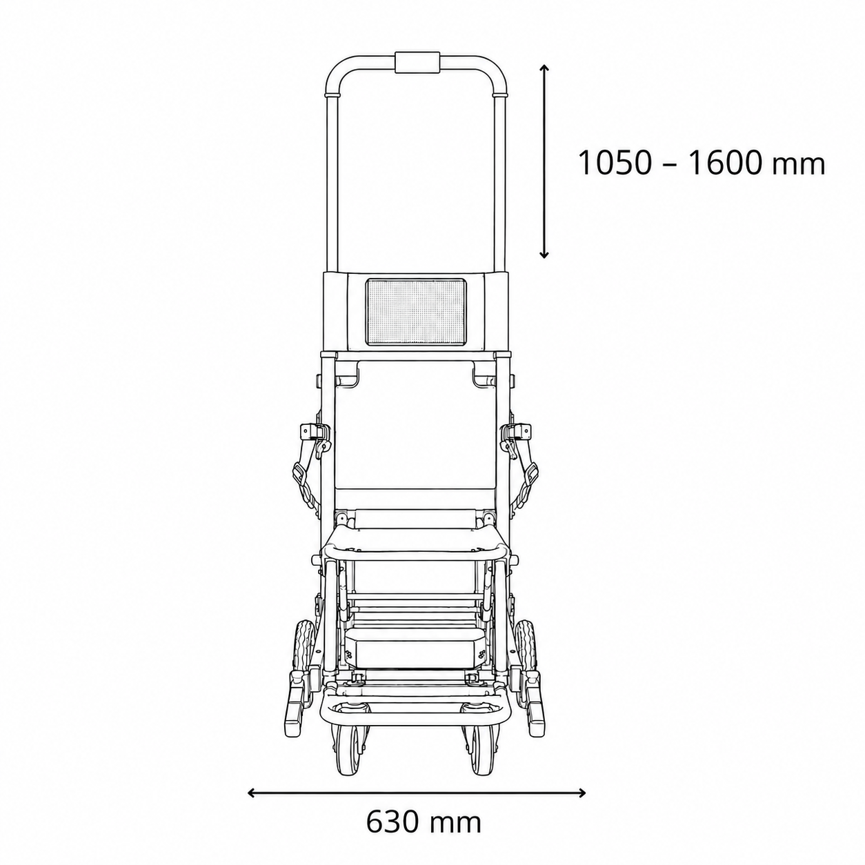 Elektryczny schodołaz osobowy gąsienicowy StepForce SFO-710Z Basic do 200 kg Elektryczny schodołaz osobowy gąsienicowy StepForce SFO-710Z Basic do 200 kg